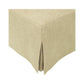 Cordelia Hampton Style Ottoman in Khaki - Chocolate Wood