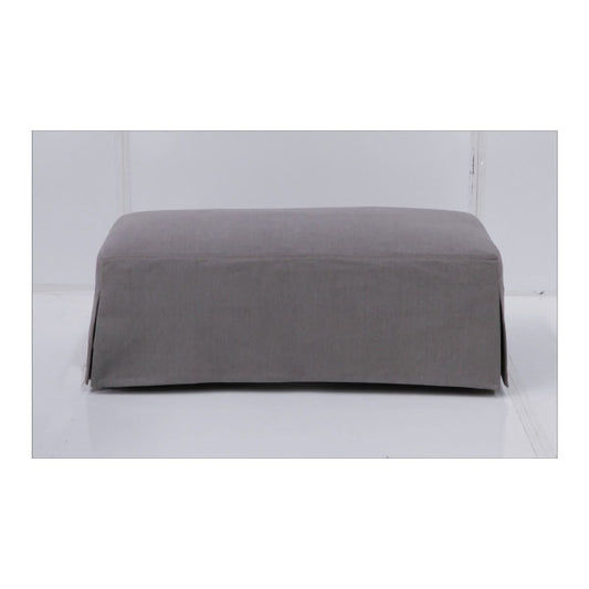 CORDELIA HAMPTON STYLE OTTOMAN IN SLATE - MyChocolateWood