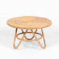 CORIO REAL RATTAN COFFEE TABLE - NATURAL DIA81X48CM - MyChocolateWood