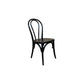CRISTO BENTWOOD DINING CHAIR BLACK (NON-STACKABLE) - MyChocolateWood