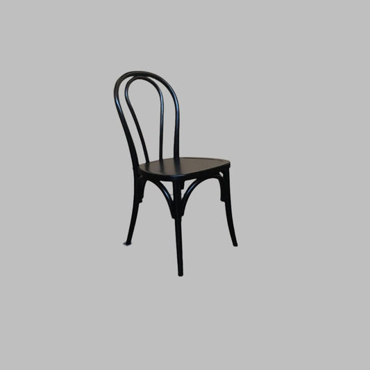CRISTO BENTWOOD DINING CHAIR BLACK (NON-STACKABLE) - MyChocolateWood