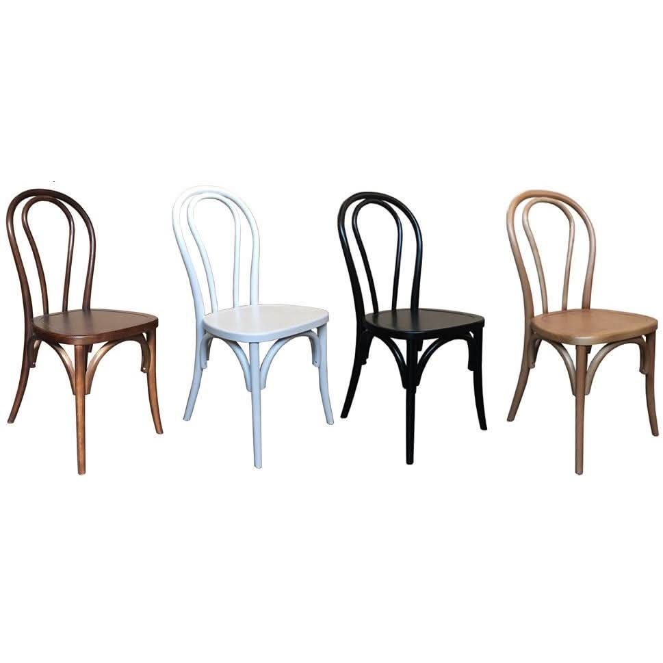 CRISTO BENTWOOD DINING CHAIR BLACK (NON-STACKABLE) - MyChocolateWood