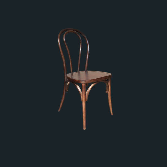 CRISTO BENTWOOD DINING CHAIR WALNUT (NON-STACKABLE) - MyChocolateWood