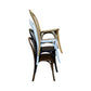 CRISTO STACKABLE BENTWOOD DINING CHAIR WALNUT - CLEARANCE - MyChocolateWood