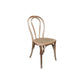 CRISTO STACKABLE NATURAL BENTWOOD DINING CHAIR WITH RATTAN SEAT - MyChocolateWood