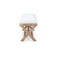 CROZAT MAHOGANY/RATTAN BENCH NATURAL MEDIUM - MyChocolateWood