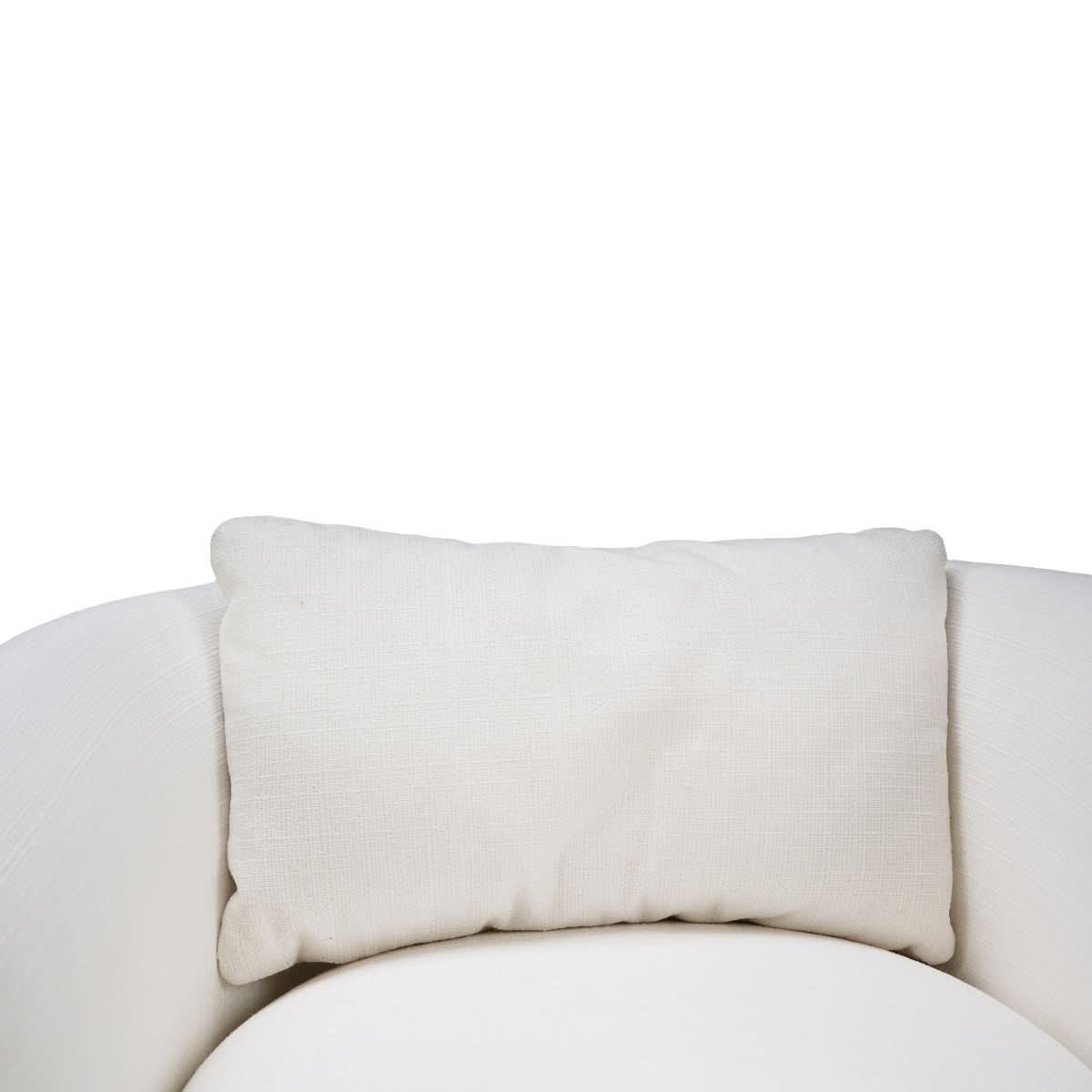 CRUZ SWIVEL CHAIR ARMCHAIR MAHOGANY FRAME SANDBAR COLOUR - MyChocolateWood