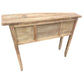 DAGENHAM NARROW CHINESE HALL TABLE/CONSOLE 4 DRAWERS IN RECYCLED ELM NATURAL - MyChocolateWood