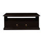 Dale Solid Mahogany 2-Drawer Coffee Table 100cm in Chocolate - Chocolate Wood
