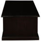 DALE SOLID MAHOGANY 2-DRAWER COFFEE TABLE IN CHOCOLATE 100CM - MyChocolateWood