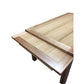 Dari Solid Tassie Oak Side Extension Dining Table, 180 / 230 / 280cm - Chocolate Wood