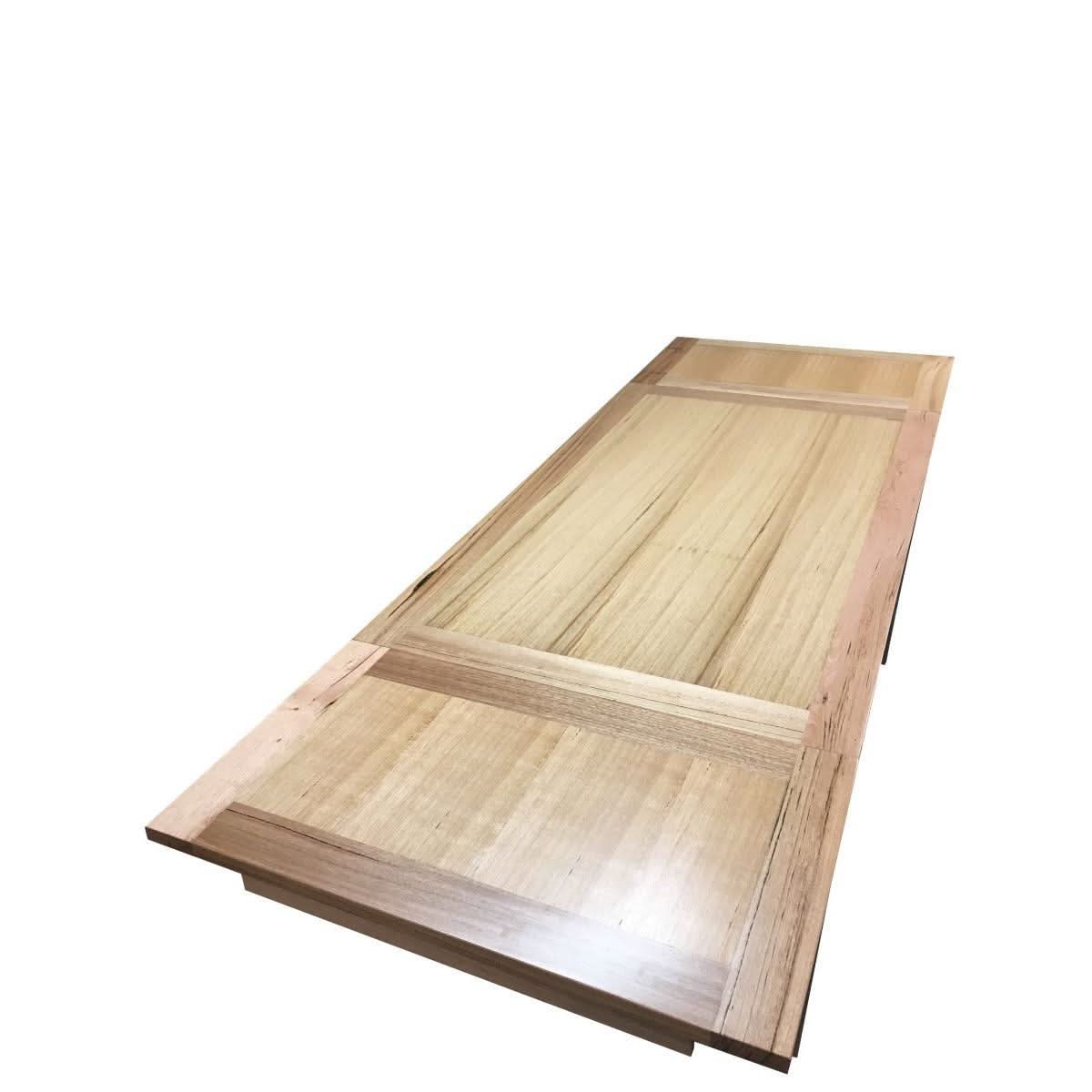Dari Solid Tassie Oak Side Extension Dining Table, 180 / 230 / 280cm - Chocolate Wood