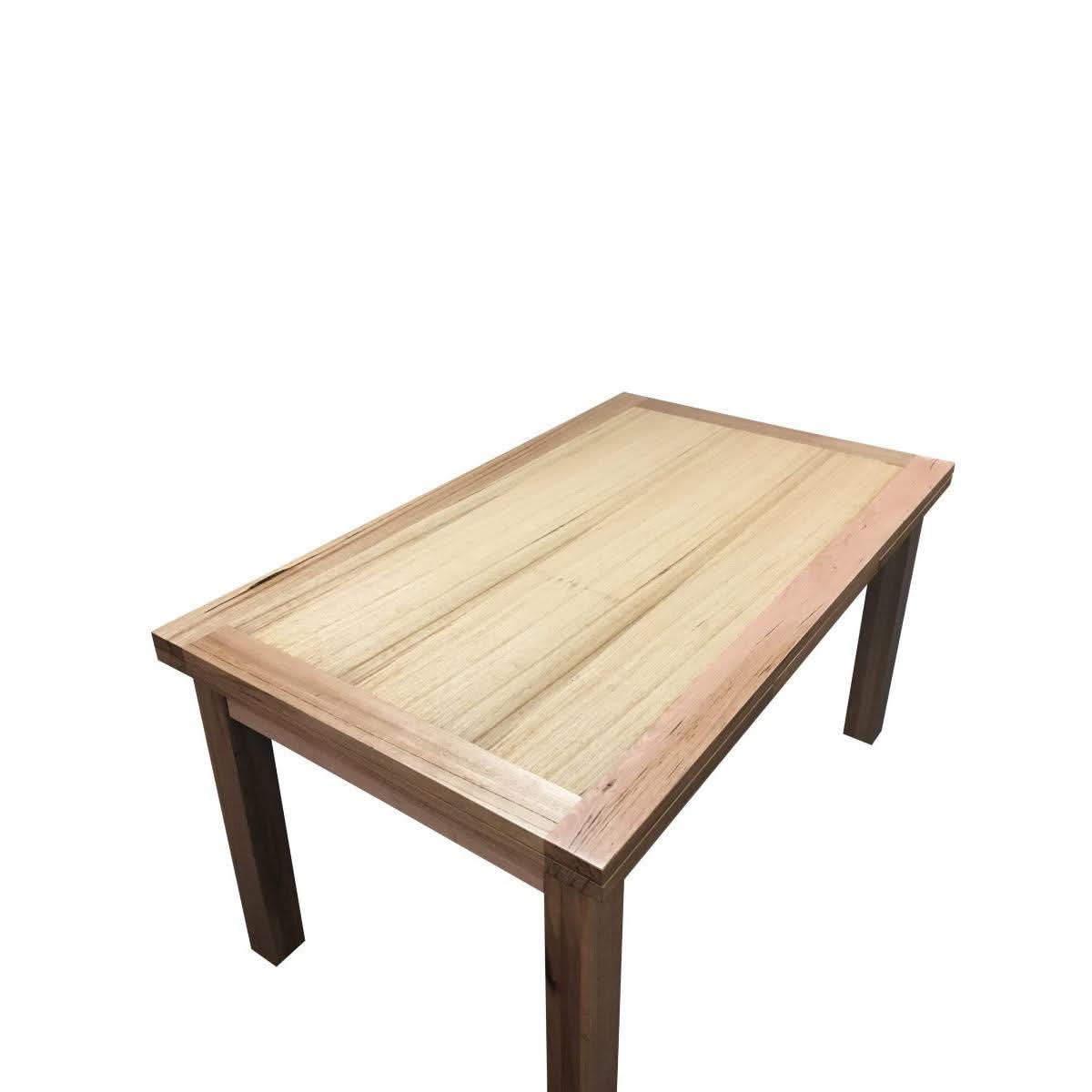 Dari Solid Tassie Oak Side Extension Dining Table, 180 / 230 / 280cm - Chocolate Wood