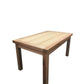 Dari Solid Tassie Oak Side Extension Dining Table, 180 / 230 / 280cm - Chocolate Wood