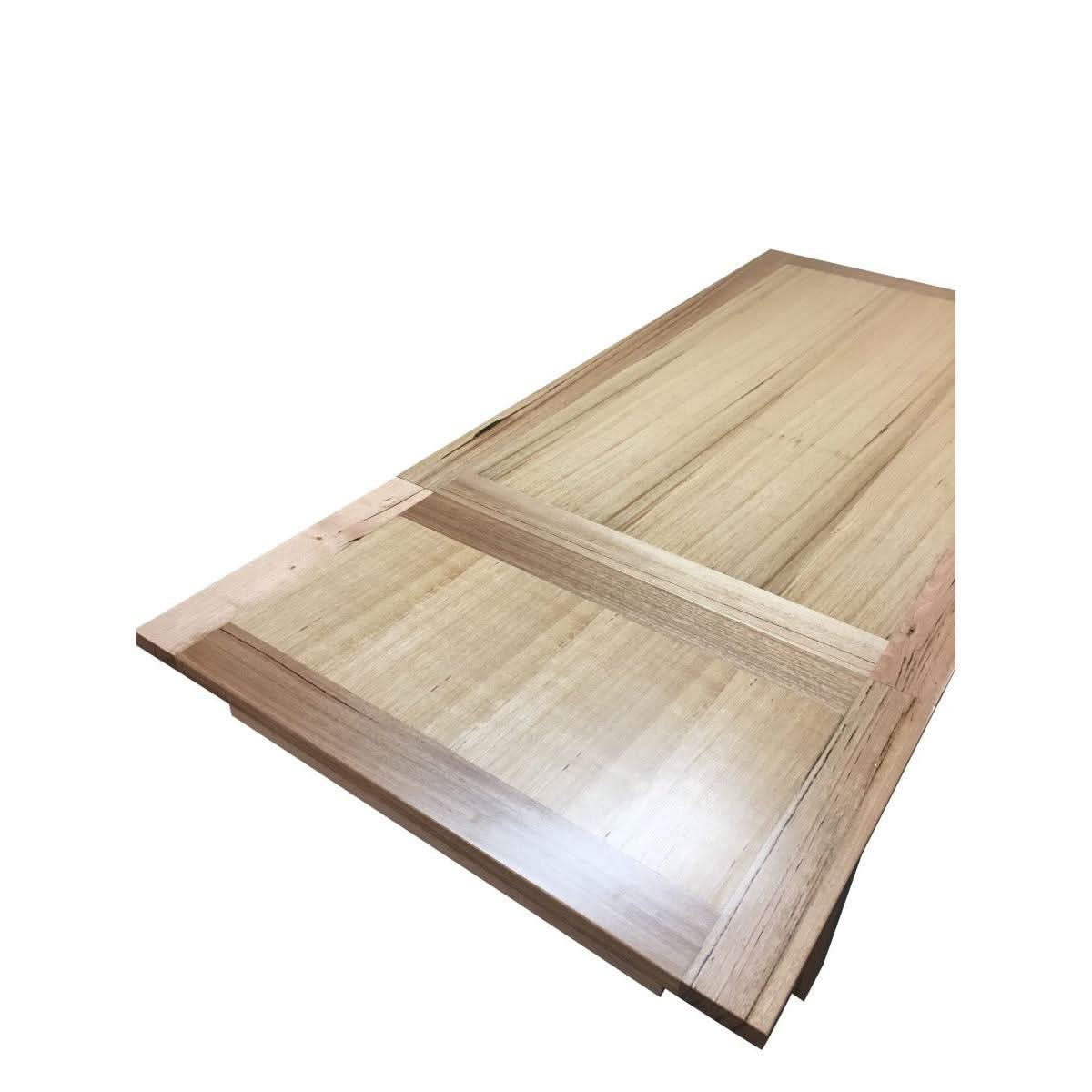 Dari Solid Tassie Oak Side Extension Dining Table, 180 / 230 / 280cm - Chocolate Wood