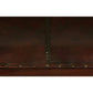 DELANY SOLID MAHOGANY TIMBER DOUBLE BENCH WITH GENUINE LEATHER SEAT IN MAHOGANY - MyChocolateWood