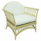 DENIZE NATURAL RATTAN 2.5 SOFA SETTEE COUCH NATURAL/ WHITE CUSHION - MyChocolateWood