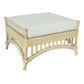 DENIZE NATURAL RATTAN 2.5 SOFA SETTEE COUCH NATURAL/ WHITE CUSHION - MyChocolateWood