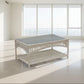DENIZE RATTAN COFFEE TABLE IN NATURAL - MyChocolateWood