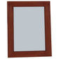 Dias Solid Mahogany Timber Frame Mirror in Mahogany, 80cm - Chocolate Wood