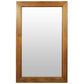 Dias Solid Mahogany Timber Frame Mirror in Light Pecan, 100cm - Chocolate Wood