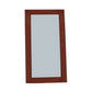 Dias Solid Mahogany Timber Frame Mirror in Mahogany, 100cm - Chocolate Wood