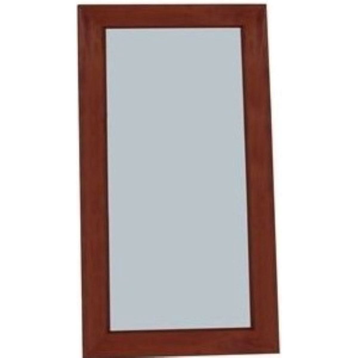 DIAS SOLID MAHOGANY TIMBER FRAME MIRROR IN MAHOGANY 100CM - MyChocolateWood