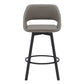 DINO PU BAR CHAIR IN LIGHT GREY - MyChocolateWood