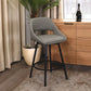 DINO PU BAR CHAIR IN LIGHT GREY - MyChocolateWood