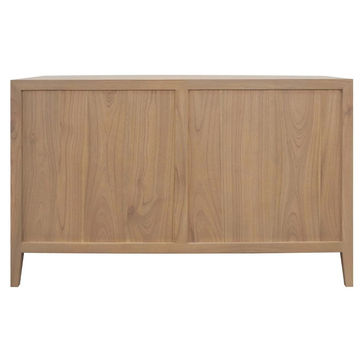 Solid Mindi wood DION 3 drawers dresser by MyChocolateWood, featuring natural finish and modern chest of drawers design.