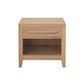 DION WHITE CEDAR (MINDI WOOD) 1 DRAWER BEDSIDE TABLE NATURAL - MyChocolateWood
