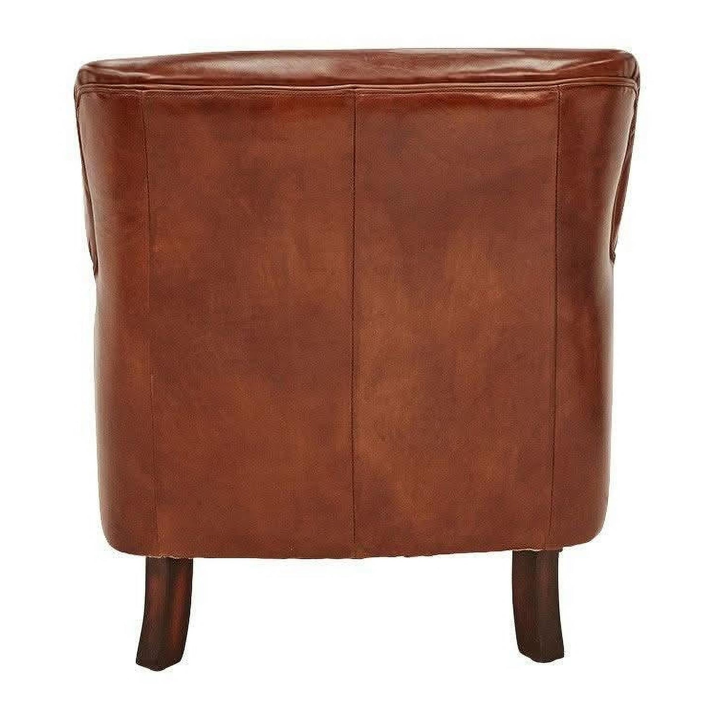 DIVINITY VINTAGE AGED LEATHER ARMCHAIR, CIGAR