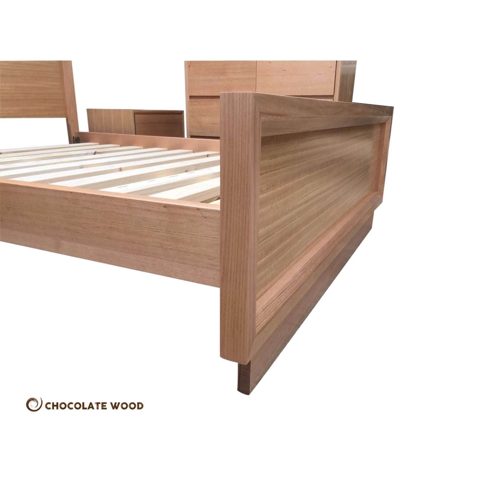 DORA QUEEN BEDROOM SUITE - SOLID TASSIE OAK TIMBER - MyChocolateWood