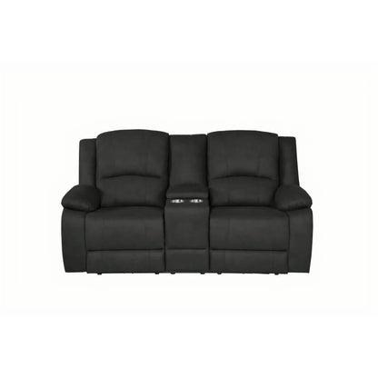 DORVAL 2-SEATER ELECTRIC RECLINER WITH CONSOLE SOFA JET