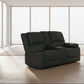 DORVAL 2-SEATER ELECTRIC RECLINER WITH CONSOLE SOFA JET - MyChocolateWood