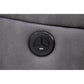 DORVAL 2 SEATER WITH CONSOLE SOFA ONYX - MyChocolateWood