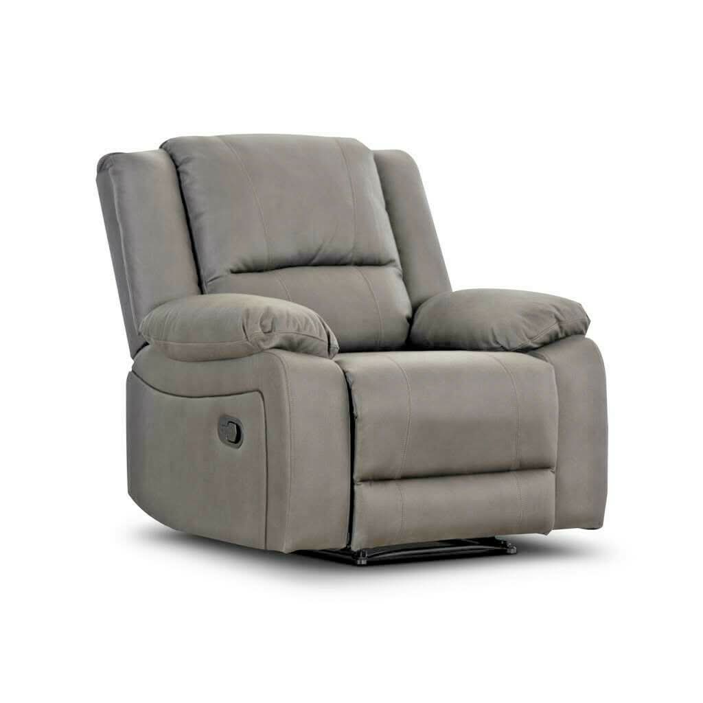 DORVAL SINGLE RECLINER SOFA/ARMCHAIR 1USB JET - MyChocolateWood