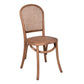 DUMAS SOLID OAK & RATTAN DINING CHAIR NATURAL - MyChocolateWood