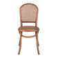 DUMAS SOLID OAK & RATTAN DINING CHAIR NATURAL - MyChocolateWood