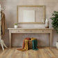 DUTCHY FRENCH PROVINCIAL HALL TABLE/CONSOLE TABLE 3 DRAWERS WITH PARQUETRY PATTERN 180 CM - MyChocolateWood