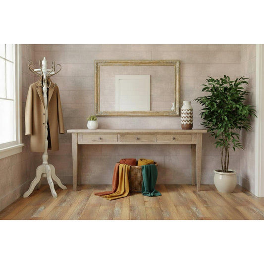 DUTCHY FRENCH PROVINCIAL HALL TABLE/CONSOLE TABLE 3 DRAWERS WITH PARQUETRY PATTERN 180 CM - MyChocolateWood