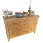 Dutchy French Provincial Parquetry Buffet / Sideboard 140cm - Chocolate Wood