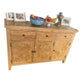 DUTCHY FRENCH PROVINCIAL STYLE BUFFET/SIDEBOARD 3 DOORS & 3 DRAWERS WITH PARQUETRY PATTERN 140 CMS - MyChocolateWood