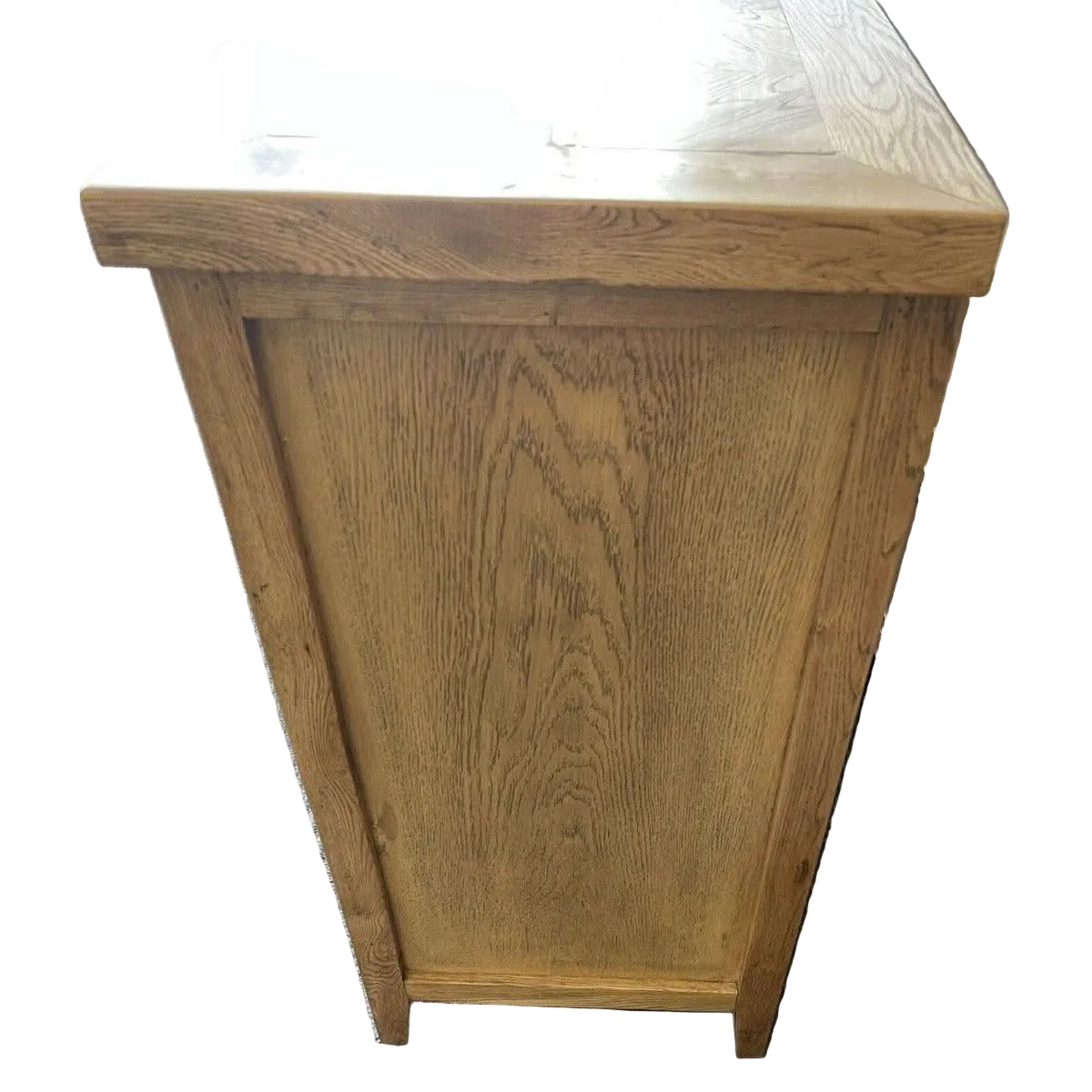 Dutchy French provincial style buffet sideboard with four doors, four drawers, and parquetry pattern, 180 cm by MyChocolateWood.
