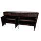 DYLAN AUSTRALIAN MADE TASSIE OAK 4 DOORS & 4 DRAWERS BUFFET/SIDEBOARD IN CHOCOLATE - MyChocolateWood