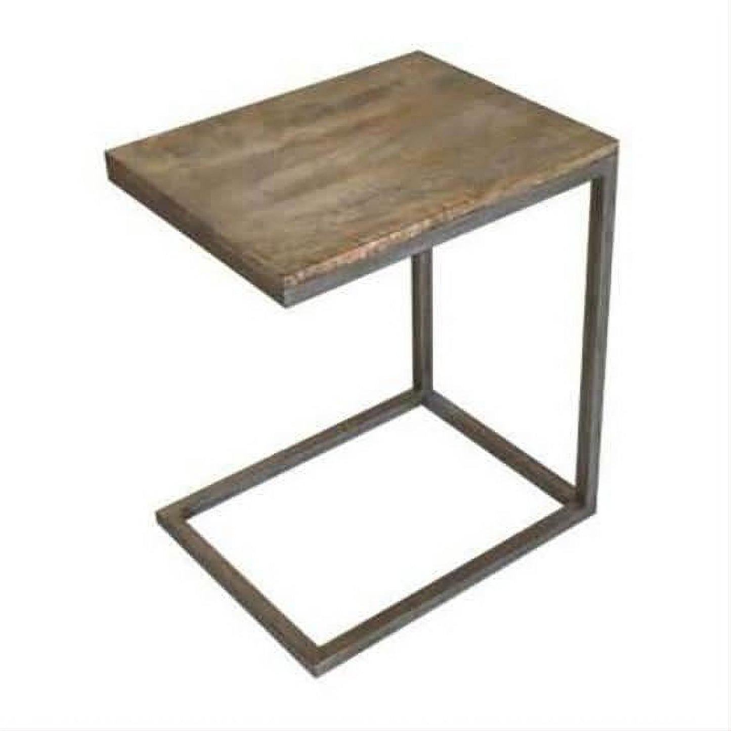 DYLAN C SIDE TABLE - 40X50X60CM - DISTRESS NATURAL