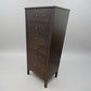 DYLAN TASSIE OAK 7 DRAWERS NARROW TALLBOY IN CHOCOLATE AUSTRALIAN MADE TO ORDER - MyChocolateWood