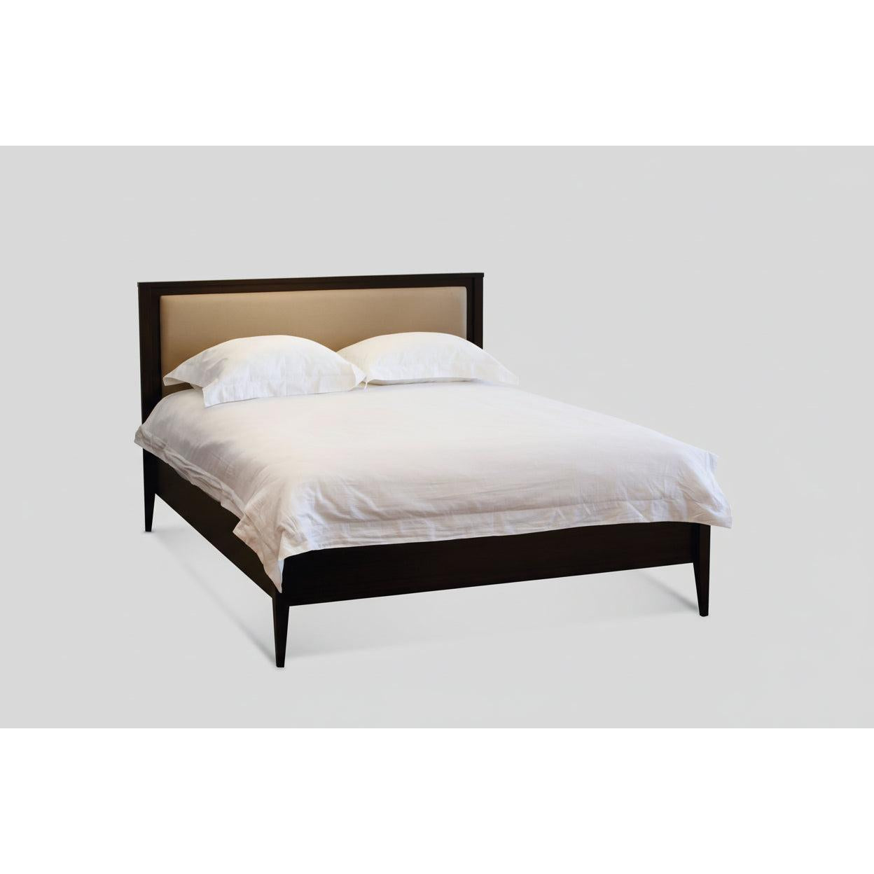 DYLAN TASSIE OAK BED QUEEN SIZE IN BLACK AUSTRALIAN MADE TO ORDER - MyChocolateWood