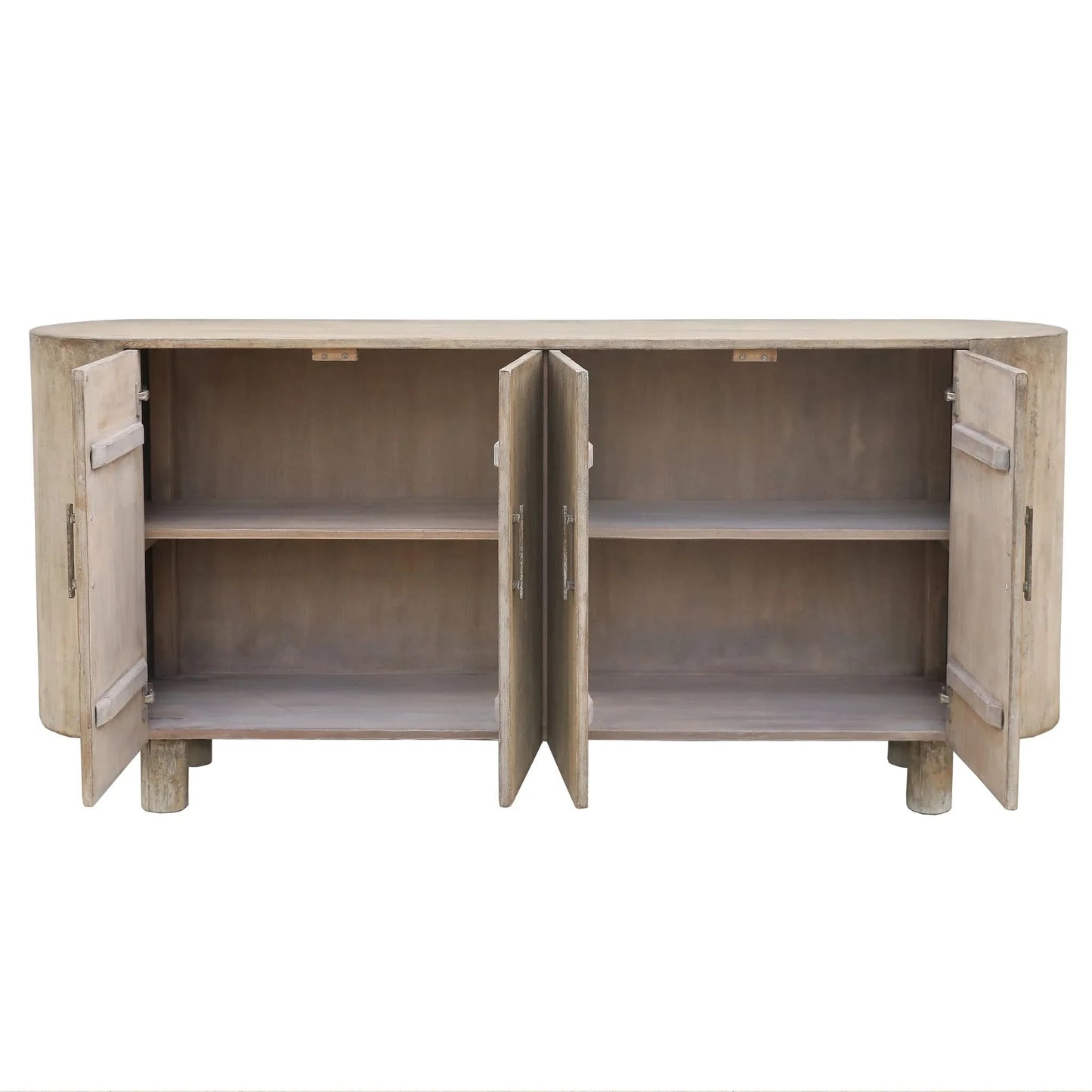 EATON SOLID POPLAR TIMBER SIDEBOARD/BUFFET  NATURAL - MyChocolateWood