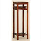 Ebony Solid Mahogany Timber Plant Stand in Chocolate - Chocolate Wood